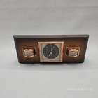 Vtg Lufft German Weather Station Wooden Art Barometer Thermometer Hygrometer