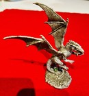 Rawcliffe Pewter Dragon Figurine Made In Usa  1166038 Has Flaws