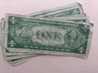 1935 Us  1 One Dollar Silver Certificate Vintage Currency Circulated Condition