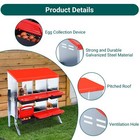 6 8 10 Holes Chicken Nesting Box Hen Laying Boxes Roll Away Nesting Box Protect 