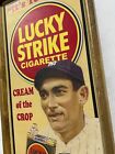 Antique Style Art Wood Lucky Strike Tony Lazzeri Advertising Trade Sign 12x24