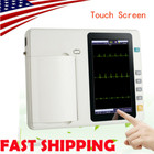 12-lead 3-channel Electrocardiograph ecg ekg Machine With Interpretation