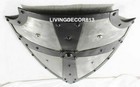 Medieval Battle Armor Gothic Layered Steel Cross Shield Handmade Decorative Item