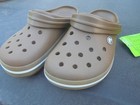 New Crocs Crocband Gum Clog Men s 5 Women s 7 Carob