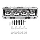 2  complete For Sbc Chevy 350 Angle Aluminum Cylinder Heads 190cc 64cc 2 02 1 60