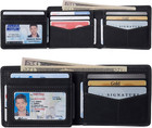 Alpine Swiss Mens Wallet For Men   Rfid Protected Leather Mens Wallet   Spencer 