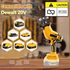 20v Cordless Reciprocating Saw For Dewalt Battery With 8 Blades