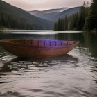 Antique Large Native American Canoe  30 