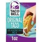 Taco Bell  Original Taco Seasoning Mix  1 Oz  mexican Style Flavors 