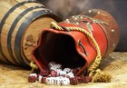 Custodes Leather Dice Bag   Custom Made By Armouredwolf    Warhammer 40k
