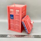 Doctor Who Happiness Patrol Pink Tardis  Police Box Pencil Box desktop Organizer
