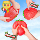 Squishy Extra Large Strawberry  Gag Gifts Funny Adult  Giant Stress Ball     