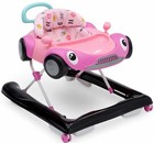 Girls Baby Walker Race Car Toys Music Activity Adjustable Learning Pink New