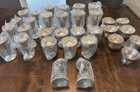 Vintage-ep Brass-spain-lot Of 32-goblets candle Holders wine short tall Etc