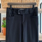 Banana Republic Midrise The Martin Fit Black Bootcut Career Trouser Dress Pant 6