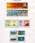 Collection Of Cayman Islands Stamps From 1974-92 On Album Pages  Cv 450 00 Usd