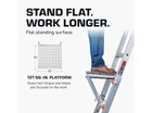 Work Platform Ladder Standing Platform Attachment 11 In X 11 In  121 Sq In 