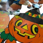 Large Lot Vintage Halloween Die Cut Wall Decor 70s  80s  90s - Mixed Nostalgic
