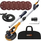 Electric Drywall Sander Telescopic Lightweight 5 Speed Dust-free 800-1700rpm New