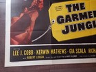 The Garment Jungle 1957 British Quad Poster Lee J Cobb Kerwin Matthews Gia Scala