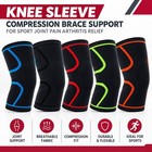 Knee Sleeve Compression Brace Support For Sport Joint Pain Arthritis Relief Usa