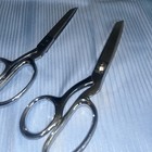 2 Vintage Marks  Scissors 8    7   made In Brazil Quality Cutting Sewing