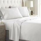 Egyptian Cotton Amazing White Sheet Set 4 Pcs 21  Deep Pocket King Size 1000 Tc