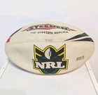 The Steeden Replica Nrl Classic Trainer Rugby Ball Used Coca-cola Zero