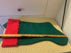 Vintage Disney s Winnie The Pooh Green Felt Christmas Stocking Holiday Decor