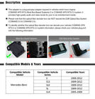 Car Optical Fiber Decoder Box Audio Converter For Mercedes Benz Cls e clk sl slk