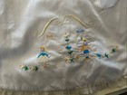 Vintage Baby Girls Yellow Nannette Appliqu  d Apron Dress