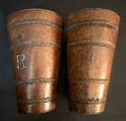 Cowboy Cuffs Authentic Old West Hand-made Antique Nice Leatherwork