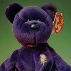 Ty Beanie Babies Princess Purple Bear Plush With Tag Vintage 1997 With Tags