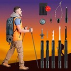 Trekking Pole Travel Walking Stick  Multifunctional Lightweight Aircraft Alumi  