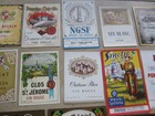Lot Of 43 Old 1930 s-1950 s - European Wine   Liquor Labels - All Different