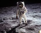 Buzz Aldrin Apollo 11 Astronaut On The Moon - 8x10 Nasa Photo  ep-321 