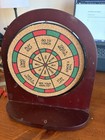Mini Dart Board  6 Darts  Desk Top Size  Flip Board  Two Games For Fun 