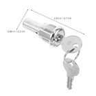  1 Set Of Vending Machine Lock Replacement Cylinder Lock For Gumball Machine