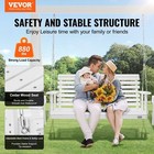 Wooden Porch Swing 4 5ft Heavy Duty Swing Bench W hanging Chains 880lbs Load