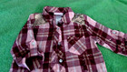Girls Little Lass Western Style Shirt Gold Sequin Rhinestone Crystal 3t  baby61 