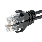 Cat6e cat6 Ethernet Lan Network Rj45 Patch Cable Black 25ft- 200ft Multipack Lot