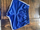Justice Girls Blue white Mesh Athletic Shorts Elastic Waist Size 10
