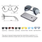 Polarized Pilot Sunglasses Uv400 Metal Frame Men Women Fashion Gradient Lens