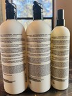 New Sealed Lolavie Large Bottles 24 Oz Shampoo And Conditioner  12 Oz Detangler
