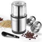 Coffee Grinder Electric  Mosaic Herb Grinder  Spice Blender And Espresso Grinder