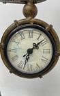 Ls5683bpb Home Decor Roman Numerals Battery Operated Bamboo Style Desk Clock