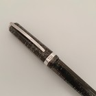 Visconti Wall Street Silver Pearl Grey Celluloid Rollerball Pen