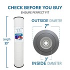 Fp-33145 Filter Cartridge Replaces Jandy Cl580  Cv580   A0104100  Pjan145-pak4