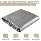 12x20 Heavy Duty Poly Tarp Canopy Tent Cover Shelter Reinforced Tarpaulin 10mil