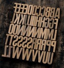Letterpress Printing Blocks Type Vintage Printer Letter Typography Antique Old 